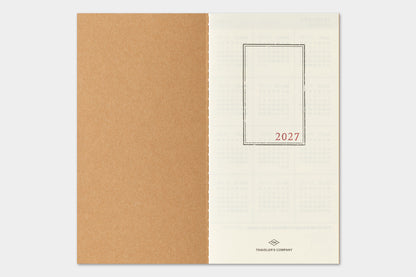 2027 TRAVELER'S DIARY MONTHLY