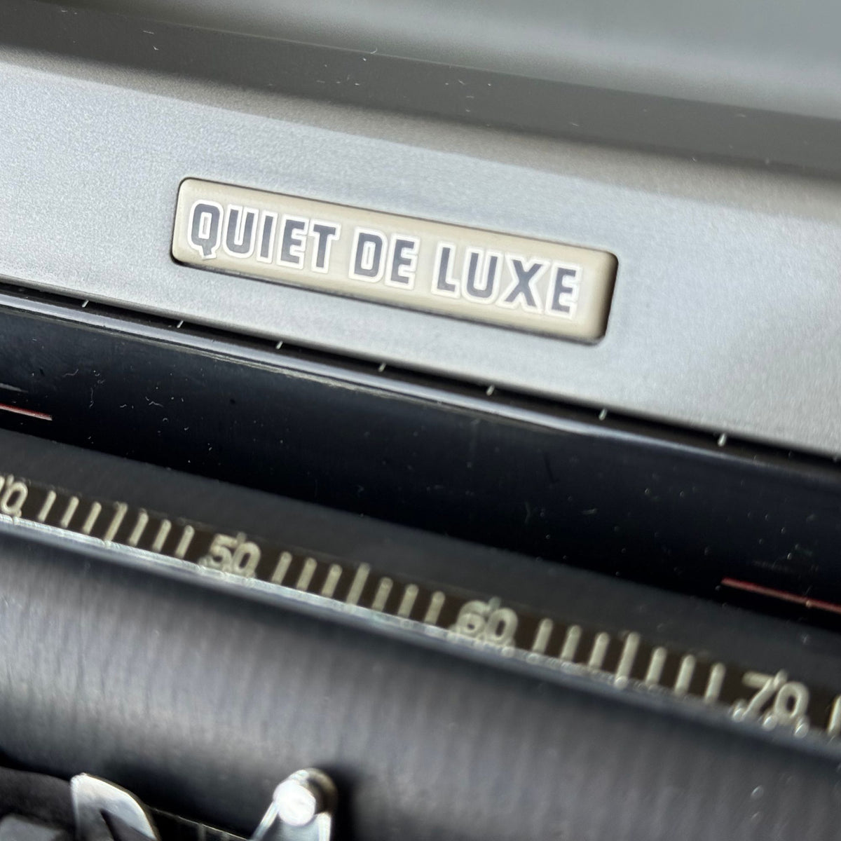 1950s Royal Quiet De Luxe — Rare Glossy Charcoal