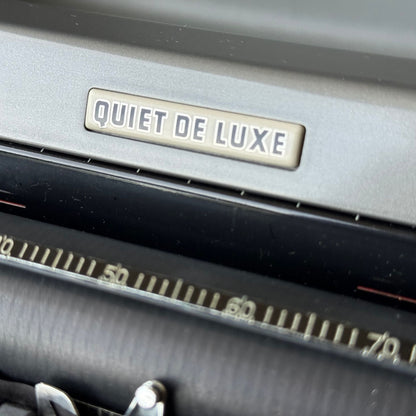 1950s Royal Quiet De Luxe — Rare Glossy Charcoal