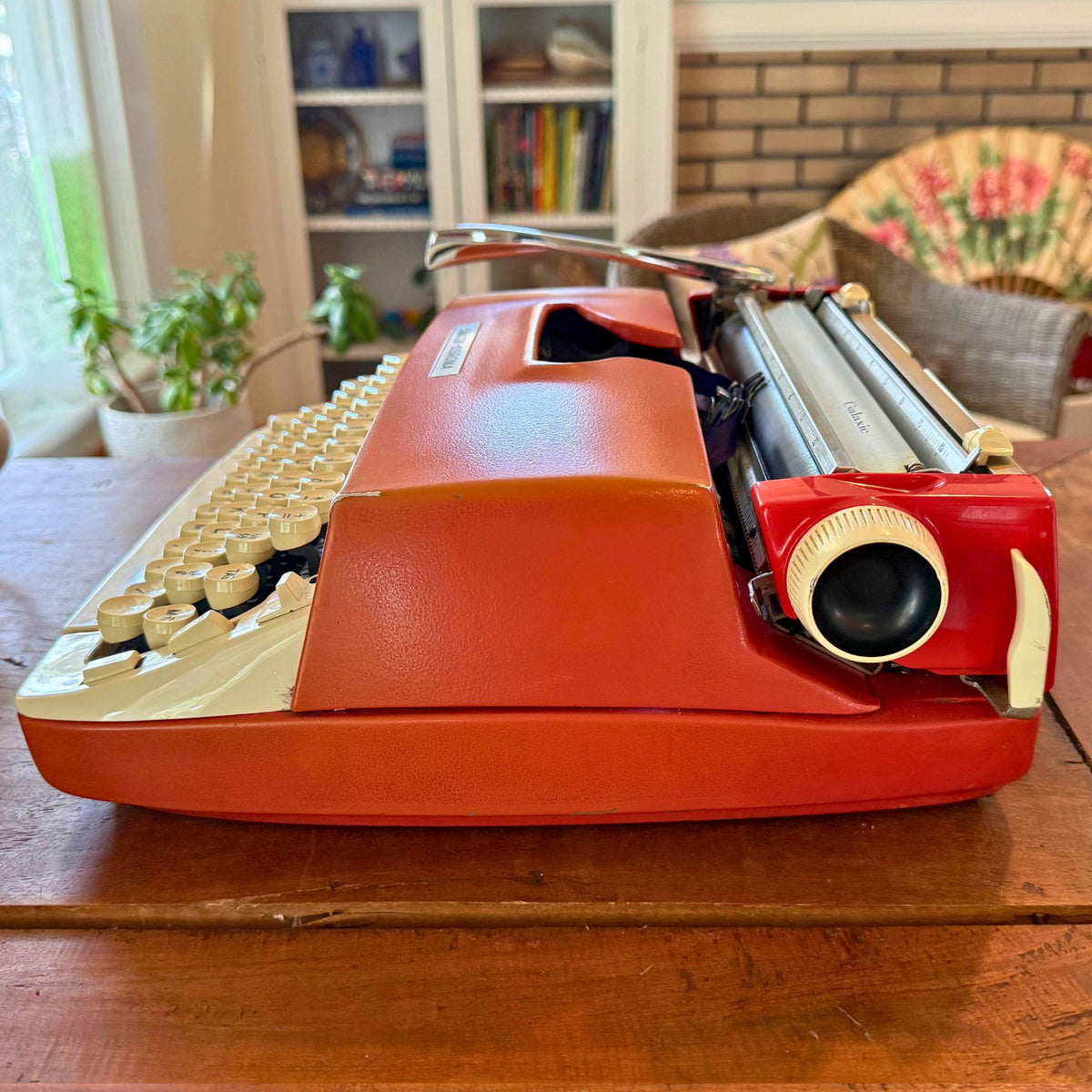 1960s Smith-Corona Galaxie — Red / Orange