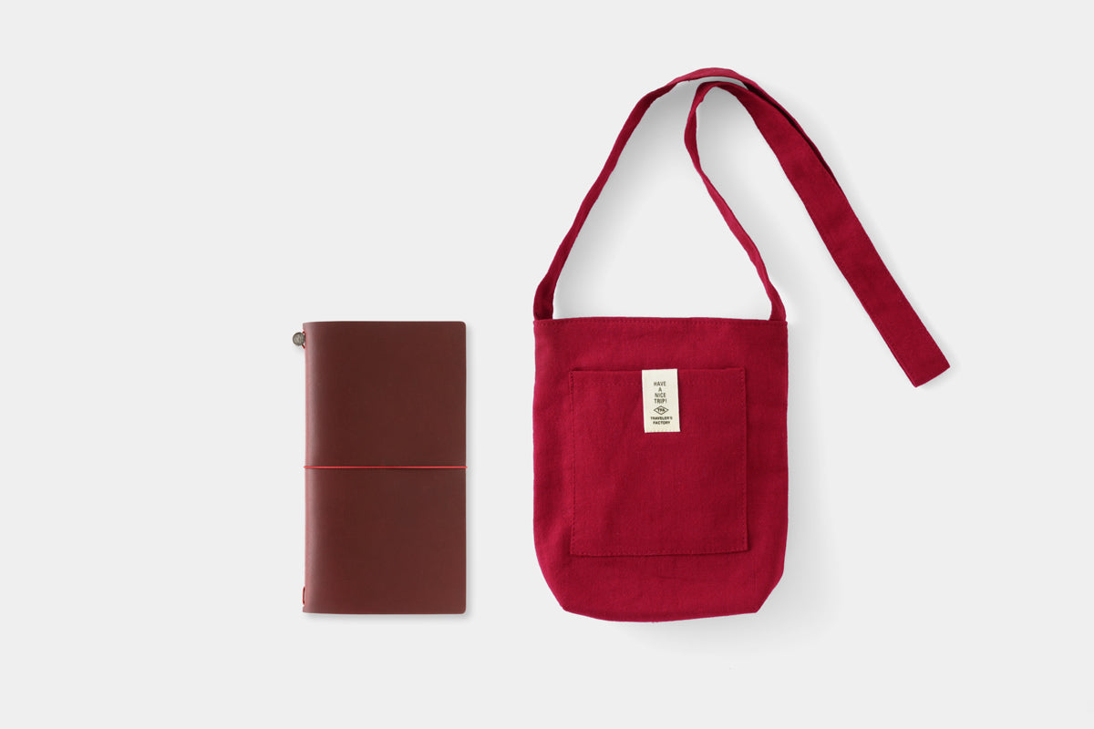 Traveler's Company Japan Accessories TRAVELER'S FACTORY Saccoche Red Bag