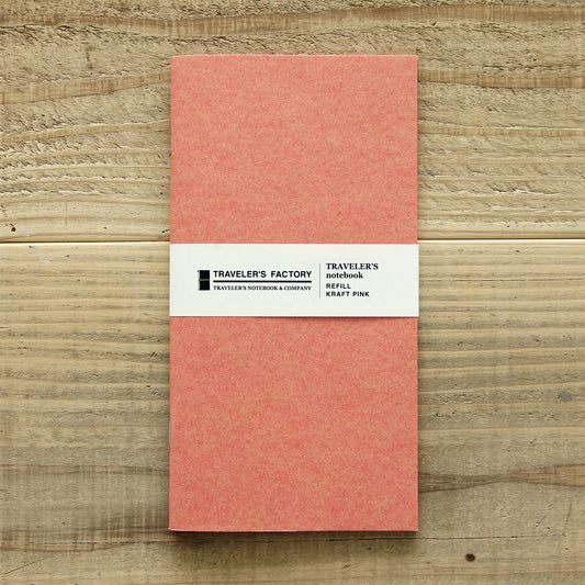 Traveler's Company Japan Accessories TRC Traveler's Factory TN Regular - Refill - Kraft Pink